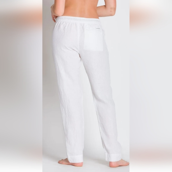 NWT. Ably 100%linen drawstring pants - Picture 2 of 12